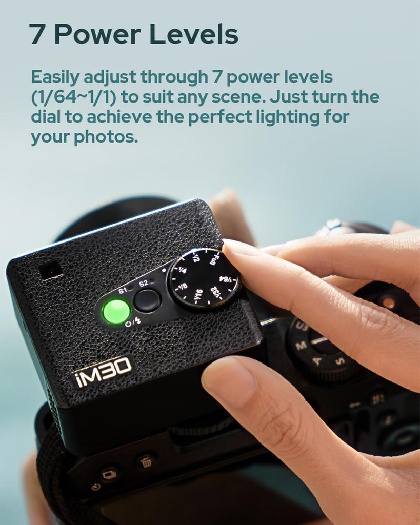 GODOX Flash GODOX IM30 Mini Flash 230 Full Power Mini Single Contact Design Flash for Sony Cameras - zv1/Sony zve10/Ricoh gr3/Canon/Nikon/Fuji/Olympus