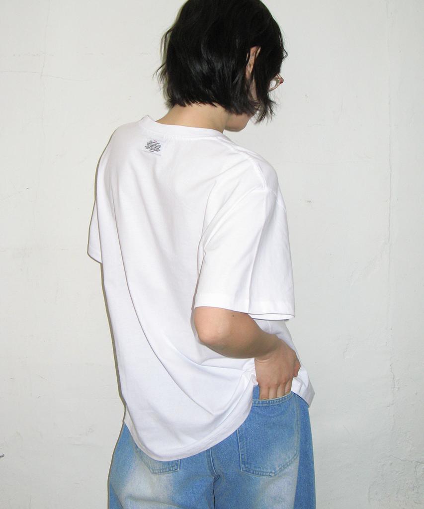 RONRON Strawberry Cake Basic Fit T Shirt White