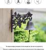 Rustic Wrought Iron Grape Doorbell - Vintage Hand-Cranked Wall Decoration