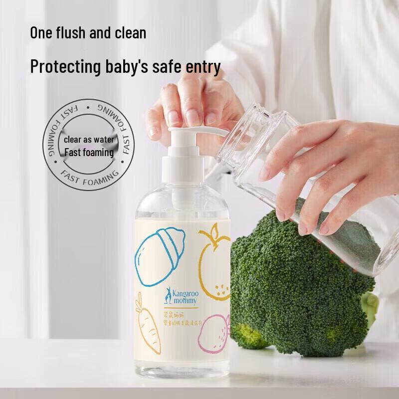 Kangaroo Mommy Bottle & Fruit/Vegetable Cleaner
