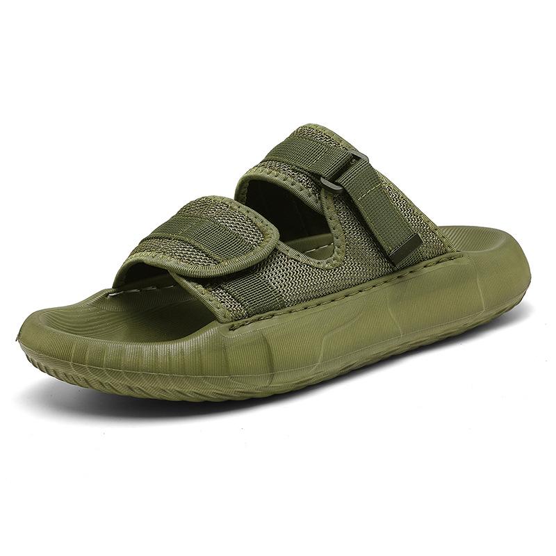 Men's Thick-Soled Beach Slippers: Soft, Wear-Resistant, Breathable Casual Flip-Flops
