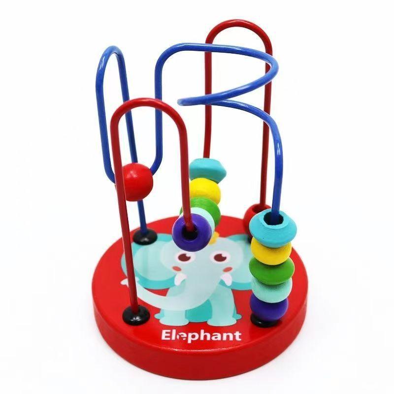 

Mini Cartoon Animal Small Beads Infant Early Education, Wooden Toys 1-4 Years Old Early Education Educational Children S Toys