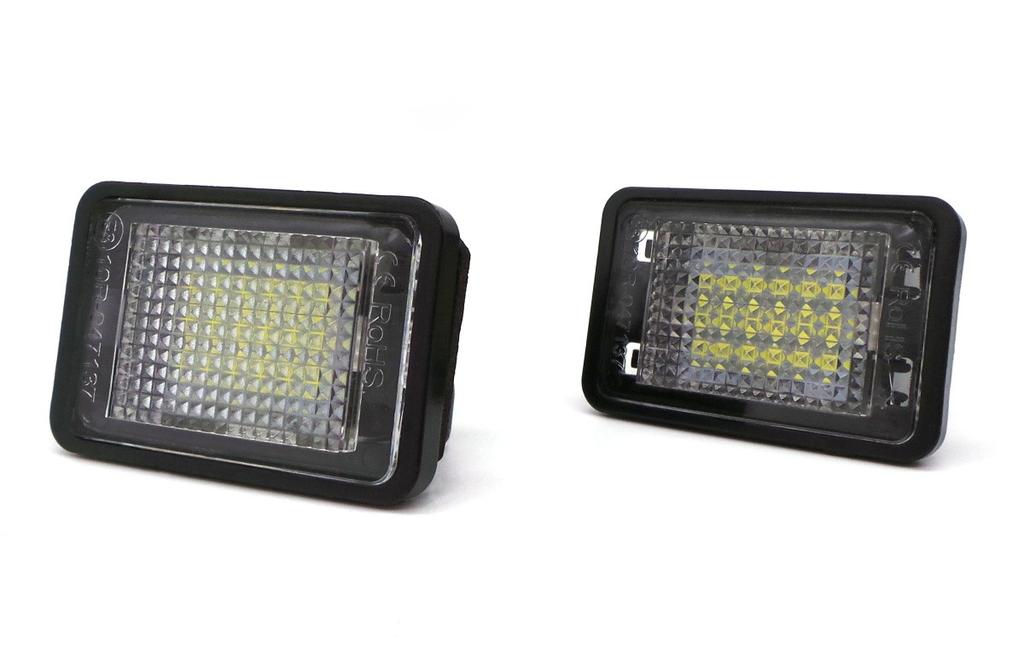 LED License Plate Light 2pcs Compatible with Mercedes GLK, 12V, Off-Road