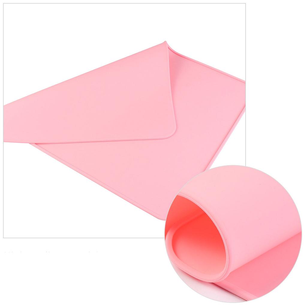 1Pcs Silicone Table Mat Heat Resistant Non Skid Washable Dishwasher Safe Soft Bpa Free for Family Restaurant Party