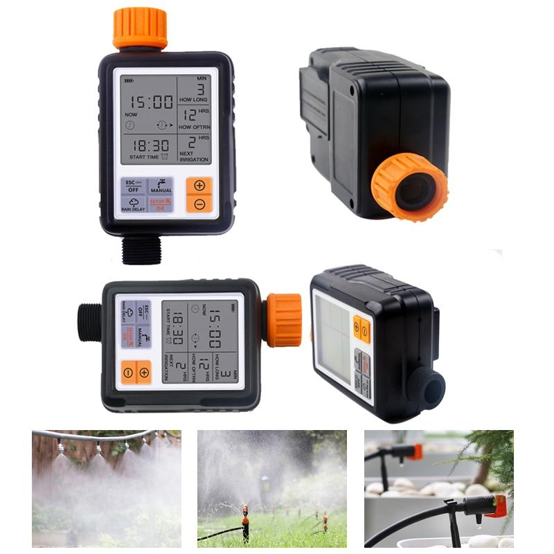 IP44 Waterproof Garden Automatic Watering Timer LCD Electronic irrigation Controllers Water Timer Home Digital Intelligence Watering