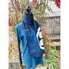 Used B33 Rags, Stole, Old Cloth, Remake, Indigo Dye, Tsutsugaki, Patchwork, Pieced Together