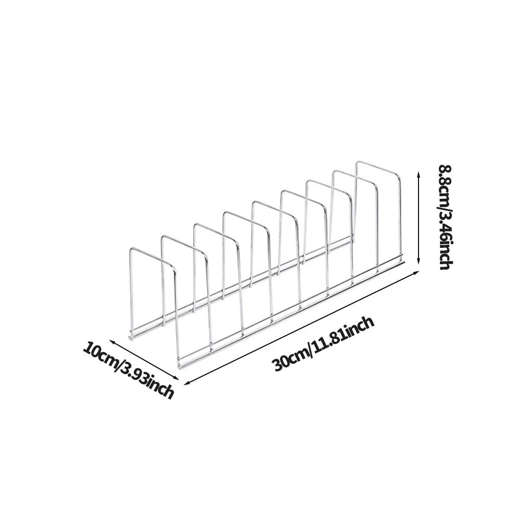 Kitchen Bowl Dish Organizer Stainless Steel Dish Holder Home Cutlery Dishes Pot Lid Rack Household Dish Rack Kitchen Accessories