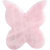(Butterfly Shape)Rose Quartz Jade Roller Real Jade Gua Sha Board Mushroom Massager Face Lifting Tool Facial Guasha Massage tool