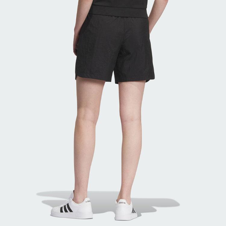 Adidas Neo Essential Shorts With Logo Women Bottoms Black IK2436