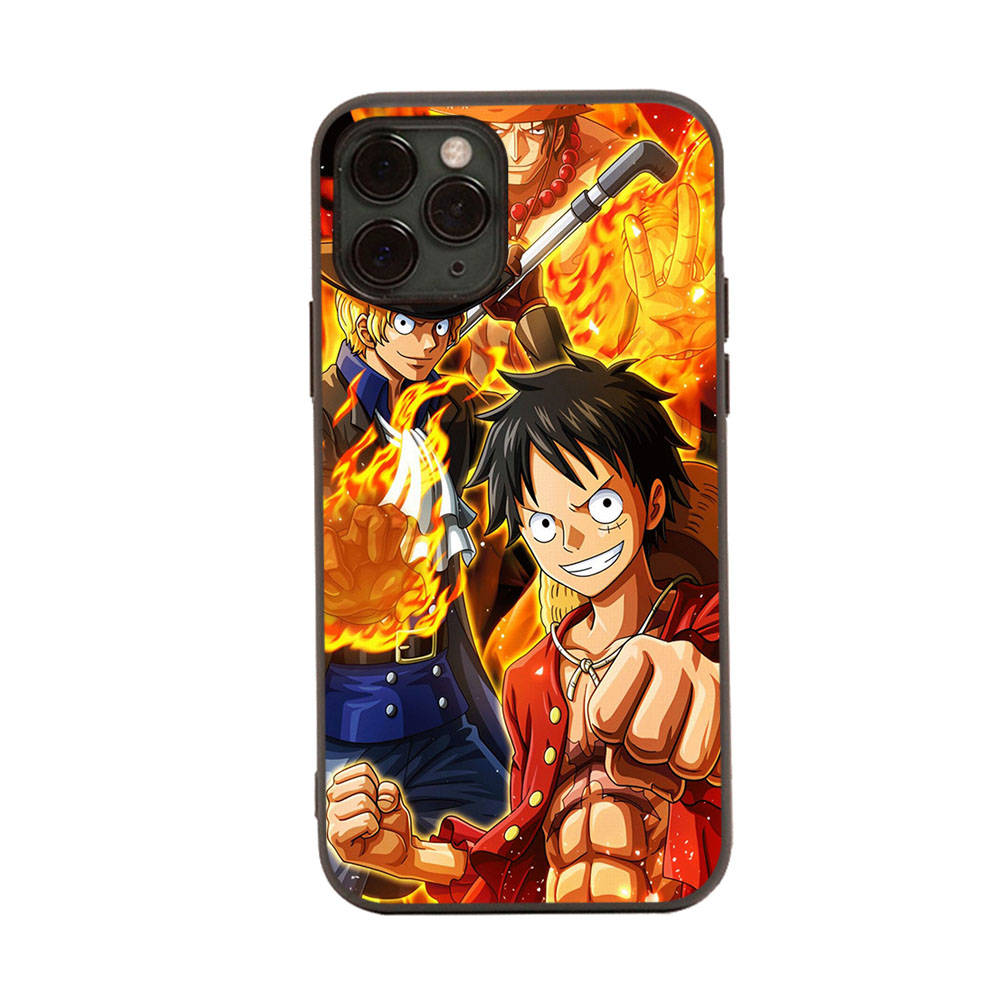 Case for Xiaomi Poco X6 X4 M5 M6 F5 F6 C65 C55 C50 C51 C40 Redmi Note 7 8 14C A3X 13C 12C 11 10A 9C Pro Black Sofe Cover WI48 One Piece Brother