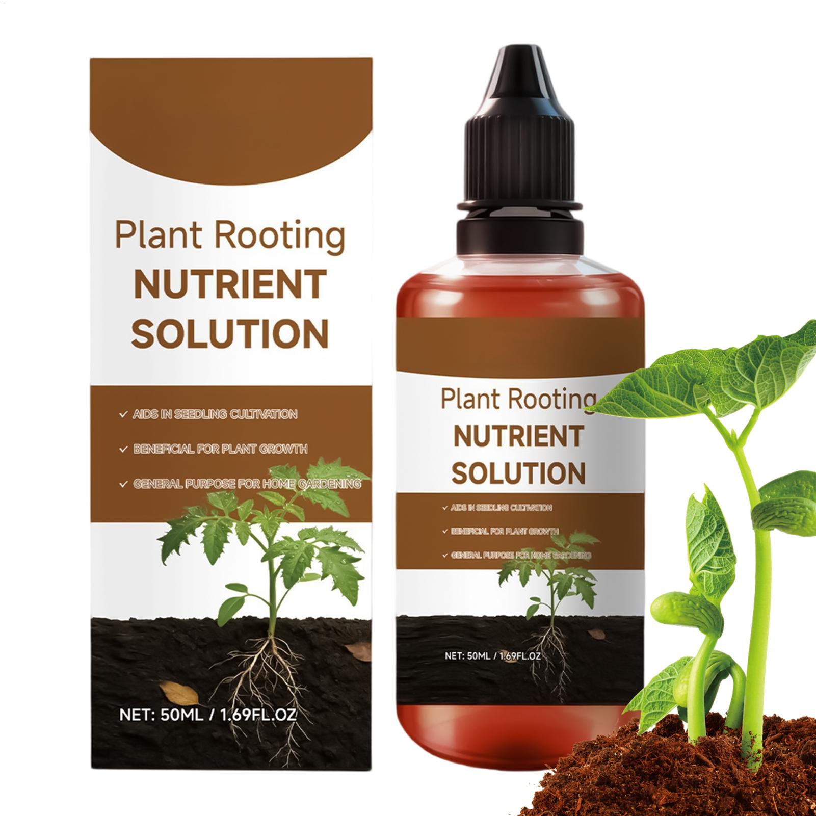 

Roots Organic Nutrients 60ml Cuttings Booster Plant Growth Enhancer for Home Propagation Soil Indoor Houseplants Pothos Monstera 60ml