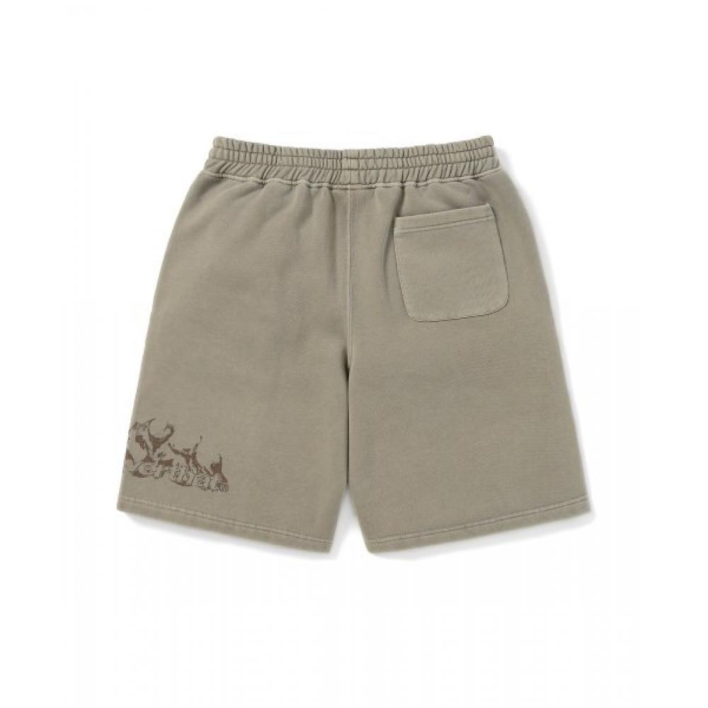 Flame Sweatshort Grey