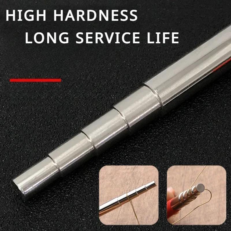 Coil Fixture Stainless Steel Coil Fixture Solid Wire Rod Winding Tool DIY Jewelry Making