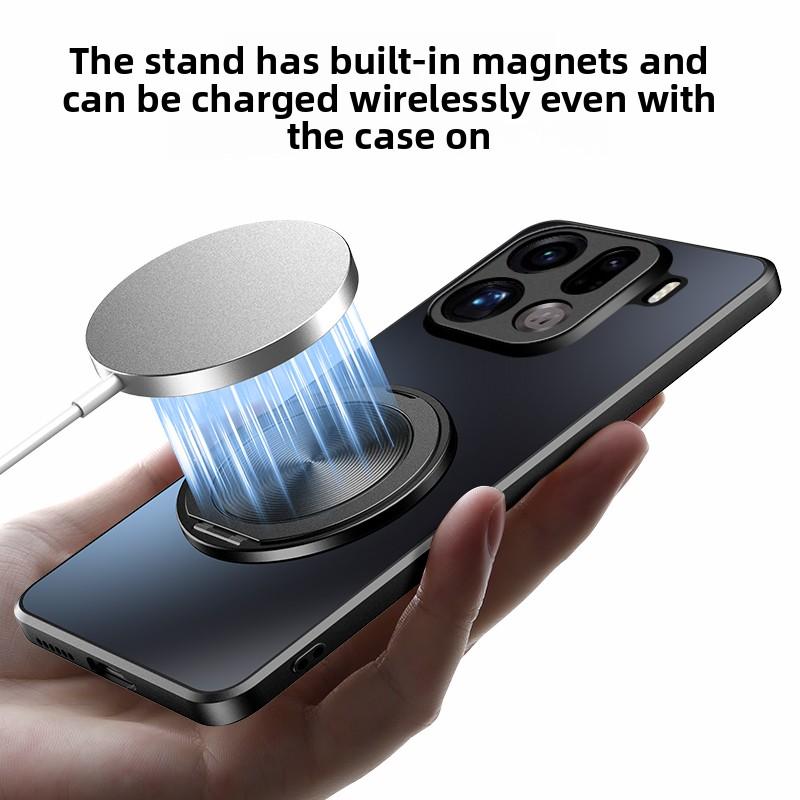 For OPPO Find X9 Pro Case Hard Matte With Ring Magnetic Protective Back Cover Case For Find X9 X8 Pro X8S+ X8Ultra Phone Shell