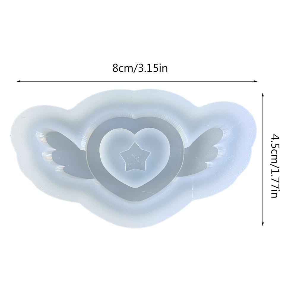 Resin Shaker Mold DIY Quicksand Casting Epoxy Silicone Mold Resin Epoxy Jewelry Molds for Pendant Decoration Crafts