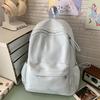 Black Bow Print School Backpack with Front Pocket Top Handle Casual Daypack for Students Daily Use