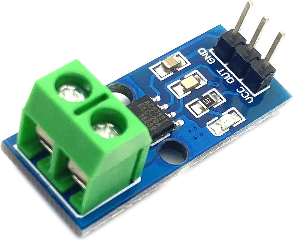ACS712ELC 30A Current Sensor Module | High Measurement Capacity | Arduino Compatible | Ideal for Electronics and Robotics
