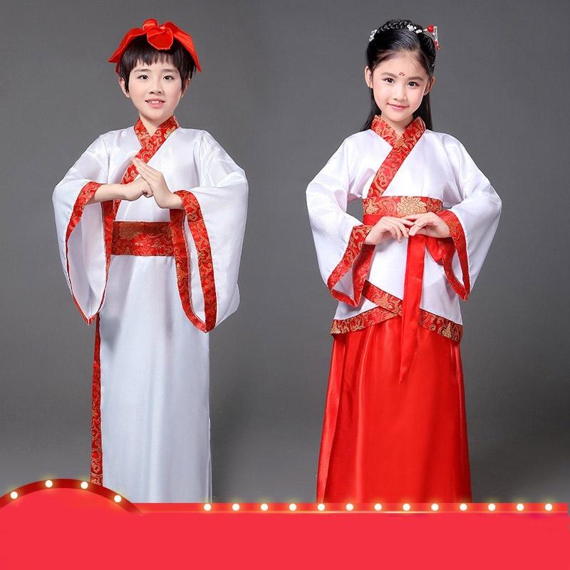Elegantes Ruqun im altchinesischen Stil für Mädchen und Kinder, langes Feen-Infantakleid