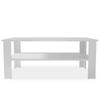 VidaXL Table basse bois d'ingénierie 100x59x42 cm blanc 244857