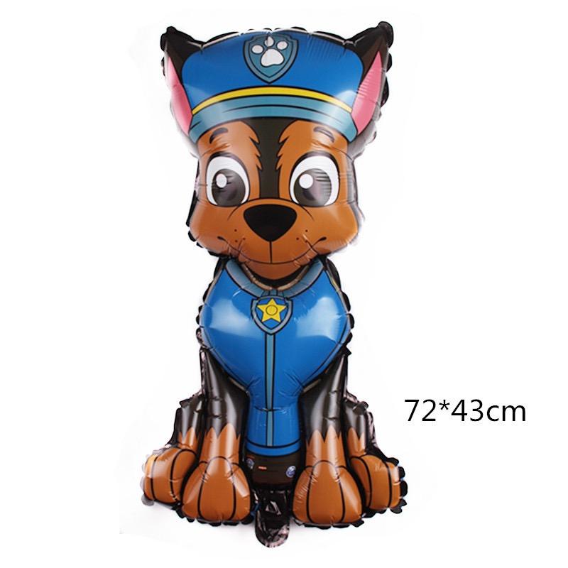 Paw Patrol Dog Paw Cute Cartoon Aluminum Foil Latex Balloons Party Decor Kids Classic Toys Helium Air Inflatable Balls Supplies
