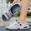 Summer new niche two wear sandals fashionable and versatile personality thick bottom stepping on shit feeling comfortable one-word drag non-slip sand