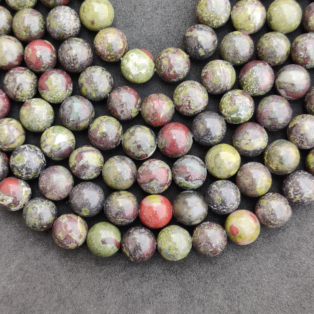 Natural Dragon Blood Jasper Beads, Natural Crystal Beads Stone, Gemstone Round Loose Energy Healing Beads, 6 MM 8 MM 10 MM Size Beads.