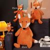Wald Wildtier Cosplay Stofftier Gestreiftes Plüschtier Orange Fuchs Puppe Plüschtier Umarmbarer Schlafbegleiter Für Mädchen Geschenk