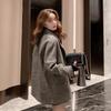 Women's Woolen Suit Jacket - Korean & British Style, Autumn/Winter, Loose Fit, Casual