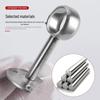 Stainless Steel Round Flange Base Wardrobe Clothes Rail Holder and Towel Rack Fixing Accessories.