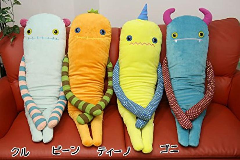 [Mokeke] Mokeke, Gesamtlänge ca.. 99cm, extra groß, Größe LL, Stofftier, Kissen zum Umarmen, Mokeke-Artikel, Goni (EBENFALLS)