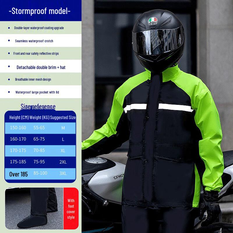 

OEING Waterproof Cycling Rain Suit Set M-XXXXL