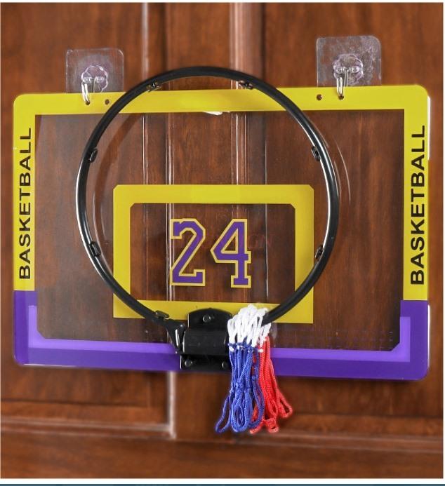 Foldable Basketball Frame Shooting Basketball Frame Wall Mounted Children'S Basketball Basket Hanging Type Household Indoor