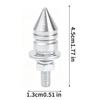 Universal Car License Plate Aluminum Alloy M6 Screws Corrosion Resistant Fasteners for ATV Motorcycle Exterior Modification