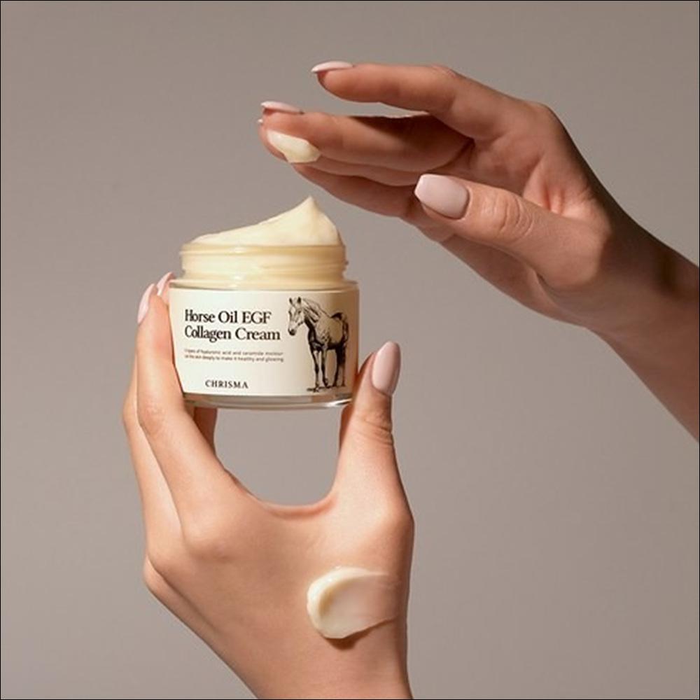 Christma Horse Oil EGF Collagen Cream 70g – Nourishing & Elasticity Care Cream