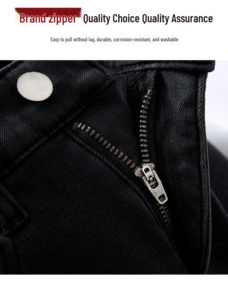Women's Slim-Fit High-Waisted Grey Denim Jeans with Stretch, Spring/Autumn 2026 Collection, Body-Shaping Pencil Pants