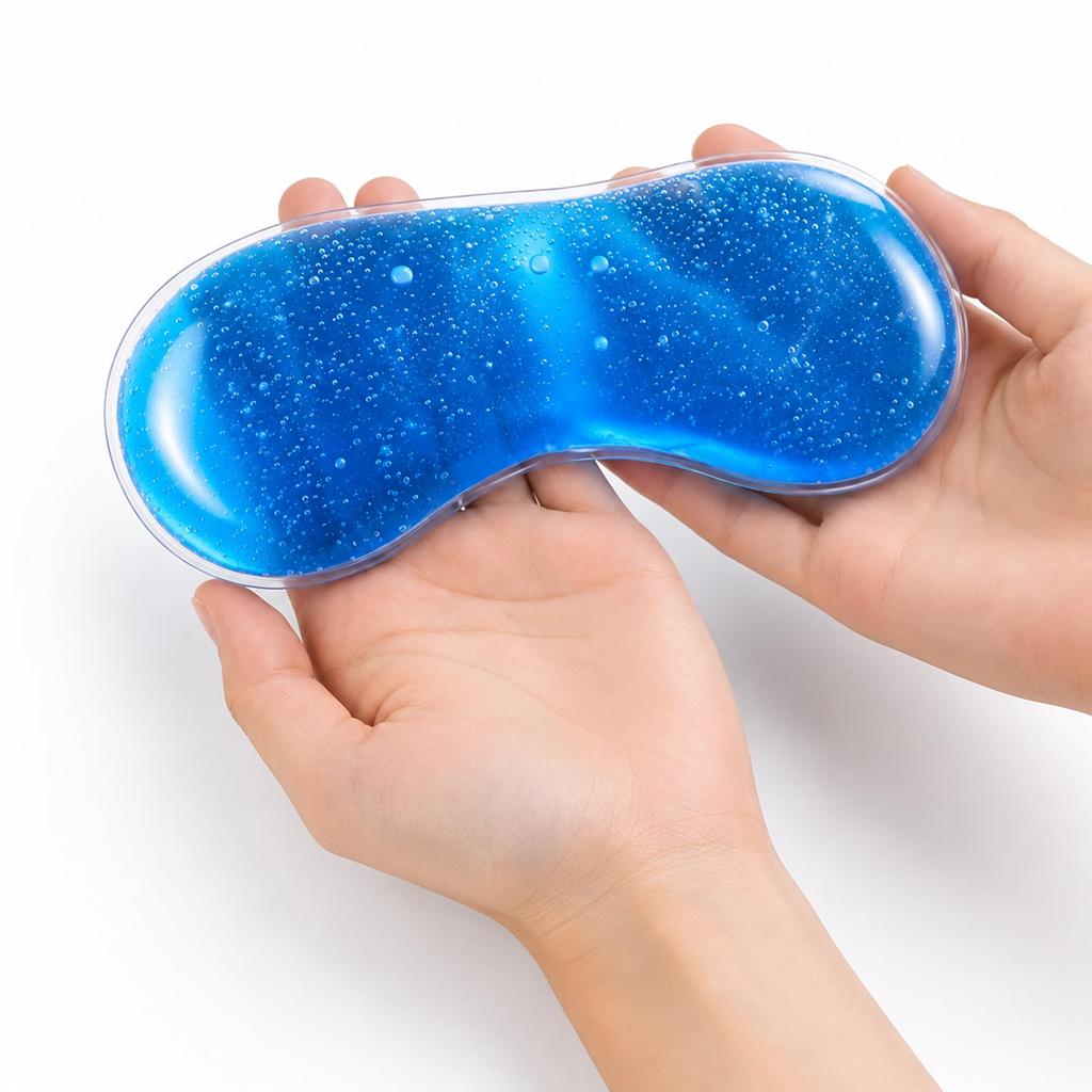 Jenna™ Cute Gel Fur Sleeping Eye Shade Mask Cover for Insomnia, Meditation, Puffy Eyes and Dark Circles Kitty Pink