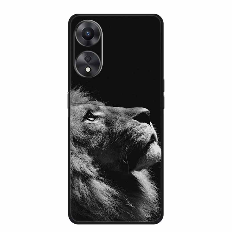 For Honor X5 Plus Phone Case Cover Lion Wolf Tiger Cat Black Silicone Soft Back Cases For Honor X5 Plus Case X5Plus Coque Fundas