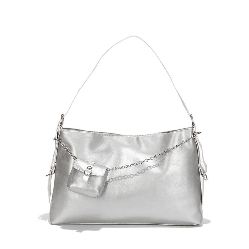 

Новые сумки через плечо женские сумки усовершенствованная большая вместительная подмышечная сумка ретро мода тренд досуг универсальная маленькая квадратная сумка на молнии