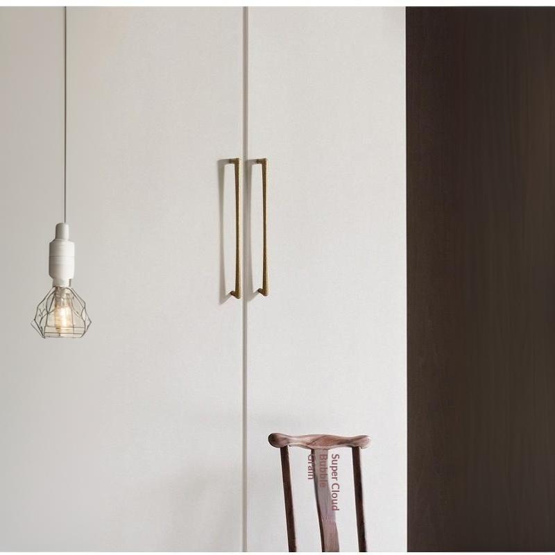 Vintage And Minimalist Antique Nickel Color Copper Brown Furniture Handles Cabinets Drawers Wardrobes Door Handles