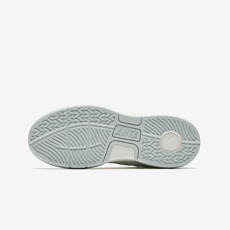 Anta Kids Bread Shoes Synthetic Leather Fabric Trendy Fashion Comfortable Versatile Non-Slip Shock Absorbing Low-Top Kids Skate Shoes 322528005