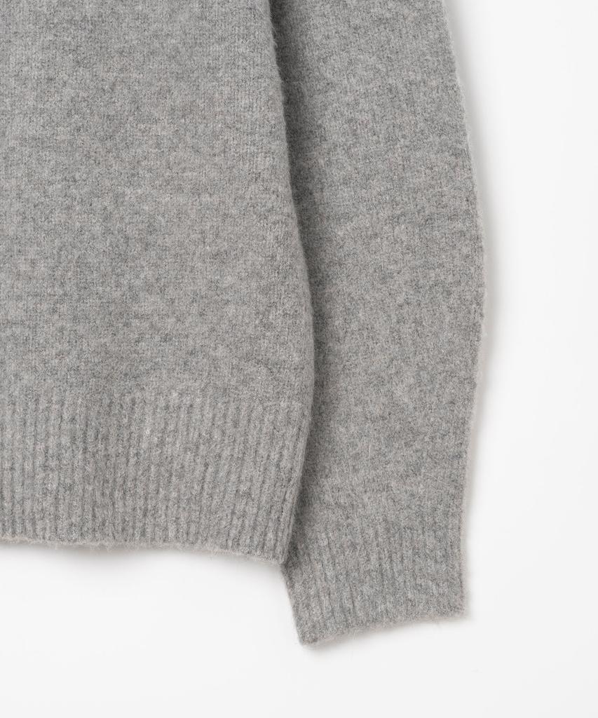 MILLO ARCHIVE Crop Silhouette Knit [Melange Gray] (Type A)