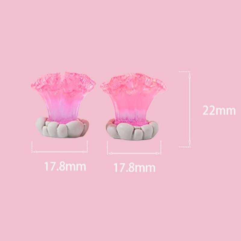 Potted Plants In The Shape Of Noctilucent Marine Resin Fish Tank Landscape Fish Aquatic Ornament Aquarium Decoration Accessories
