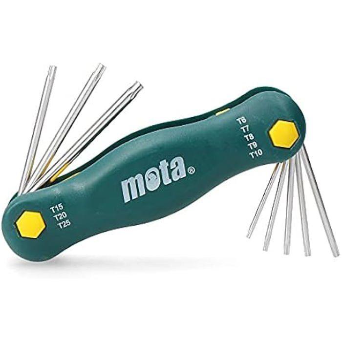 Jeu de clés Torx - MOTA - Lr81 - Acier - Noir - Type couteau