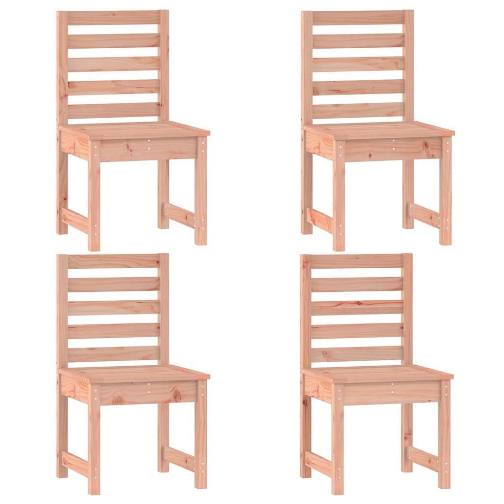 5 Piece Garden Dining Set Solid Douglas Fir Wood