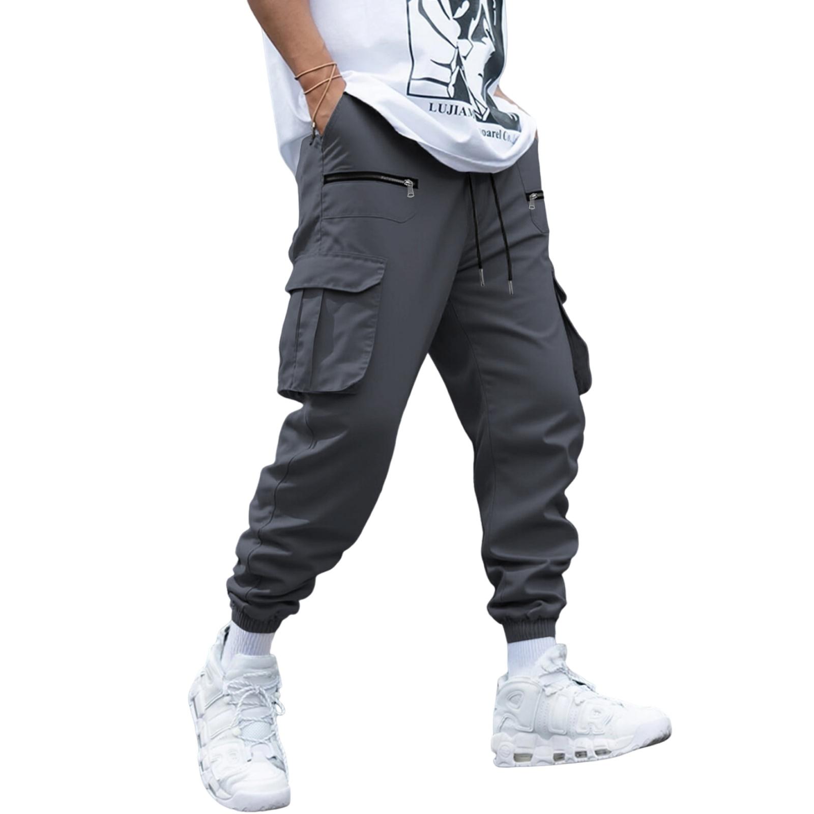 

Men s Loose Fit Multi-Pocket Outdoor Casual Cargo Pants XL