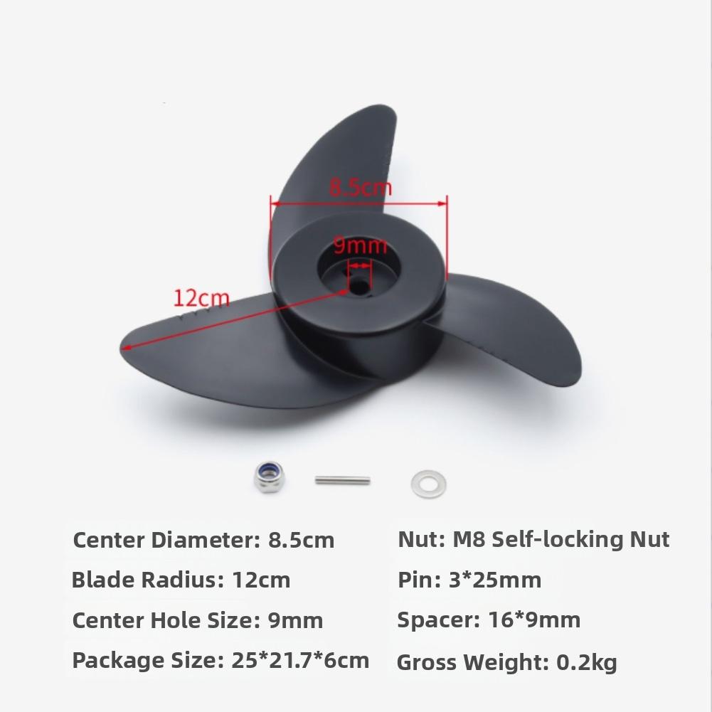 Boating Accessories Marine Boat Propellers Easy Installation High Efficiency Stable Performance For Electric Outboard Motors