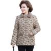 Fleece winter new padded jacket medium and old padded jacket thickened warm jacket fashionable padded jacket women's floral