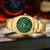 Men's Watch Embossed Leaf Characteristic Face Quartz Waterproof Watch