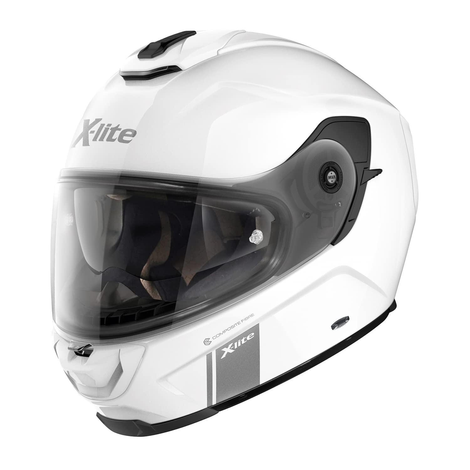 

NOLAN Motorcycle Helmet Full Face L Size Modern Class 14992 [] (59-60cm) X-lite X-903 (Metal White/3)