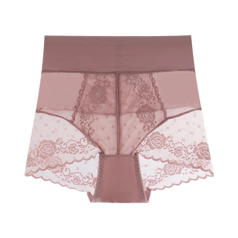 Women's High-Waisted Tummy Control Butt-Lifting Seamless Panty with Breathable Cotton Crotch